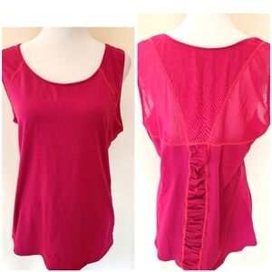 Large Pink Spanx Streamlined Tank